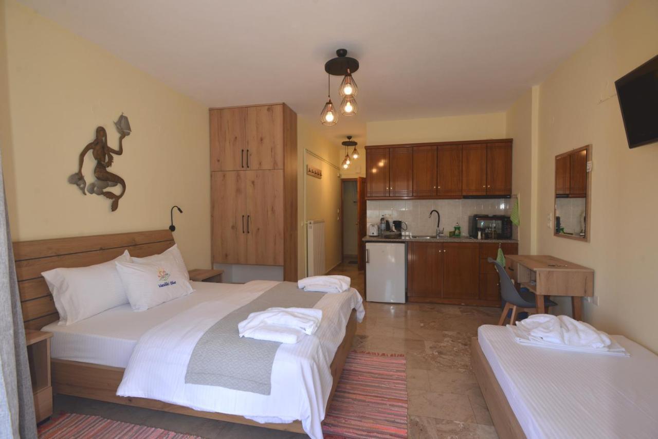 Vasiliki Blue Apartman Kültér fotó